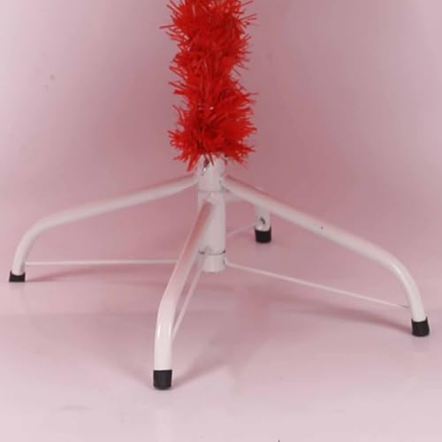 Árbol de Navidad Rojo Real para Decorar el Salón en Fiestas Familiares y Halloween 5