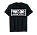WINDSOR CO COLORADO Lustige Stadt Koordinaten Home Roots Geschenk T-Shirt