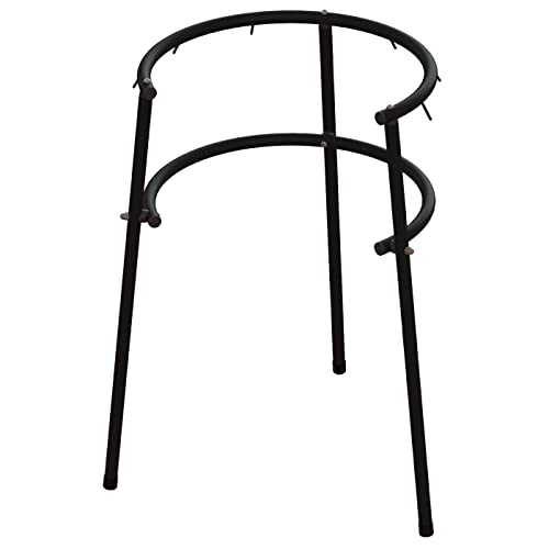 Kerbl Füllhilfe für Heunetze, Heutnetzhalter, 90cm, 51cm, Metall, schwarz, Pferdebesitzer, Hobbyfarming