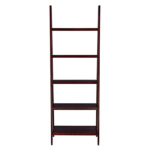 Linon Archdale Wood Ladder Bookshelf In Espresso #TOP6