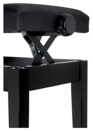 Classic Cantabile Banc de piano deux places noir brillant - Les Beatles, Paul McCartney, John Lennon, RIngo Starr, George Harrison Classic Cantabile Banc de piano deux places noir brillant – Image 8