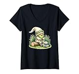 Photo Gallery donna green spring gnome grandpa for lawn mower and lawn care dad maglietta con collo a v Photo Gallery donna green spring gnome grandpa for lawn mower and lawn care dad maglietta con collo a v