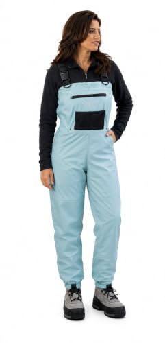 Image of Caddis Women's Attractive Teal Deluxe Breathable Stocking Foot Chest Wader