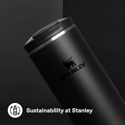 Image of STANLEY 1913 Transit Flip Top Mug 0.6L - Black
