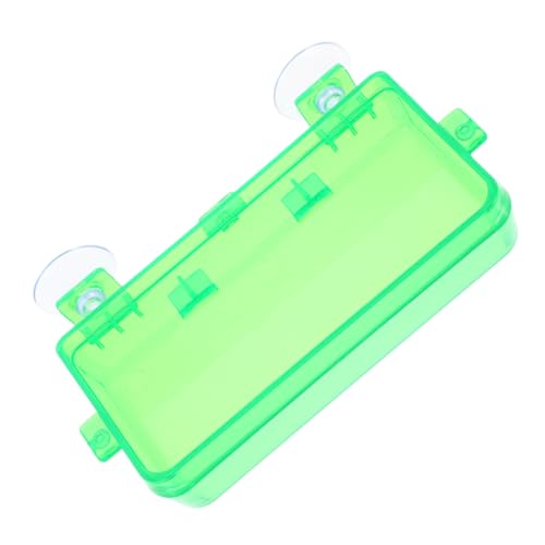 Yardwe Reptile Feeding Bowl Suction Cup Plastic Water Dish for Bearded Dragons and Geckos Escape-Proof Food Dish for Lizards 2-Pack Reptile Water Feeder