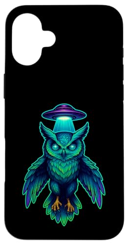 �F���̃t�N���E UFO �U�� �G�C���A�� �t�@���^�W�[ �A�[�g �X�}�z�P�[�X iPhone 16 Plus �p