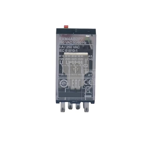 Relais intermédiaire AC220V RXM4AB2P7 à 4 contacts inverseurs commutables 6A - 2