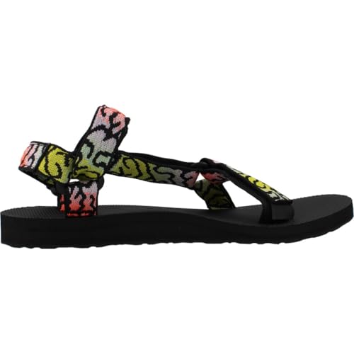 Image of Teva Women's Original Universal Sport Sandal, Epic Coral /Green Multi, 5