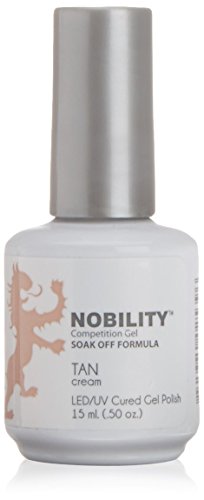 Lechat NOBILITY - Soak Off LED/UV Gel Color Polish 0.5oz/15ml (NBGP89 - Tan Cream)