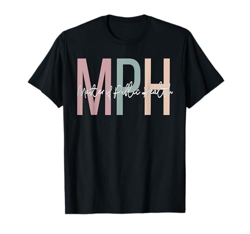 MPH Boho Masters In Public Health T-Shirt