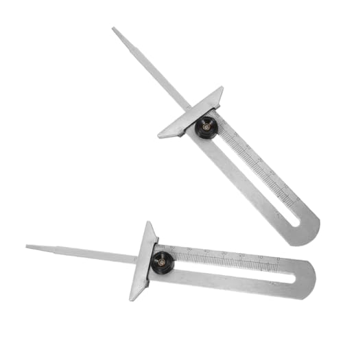 TIDTALEO 2piezas Medidor De Profundidad De Neumáticos De Herramienta Versátil Para Medir El Desgaste De Neumáticos Diversos Vehículos Para Mantenimiento De Automóviles