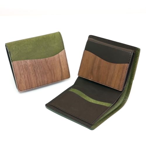 [VARCO REAL WOOD] Standard wallet �X�^���_�[�h�E�H���b�g ��܂���z �����Y ���f�B�[�X �{�v �V�R�� �E�b�h ���U�[ ���{�� (�v�G�u�� �I���[�u)