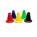 Kalindri Sports Rubber Athelete Cricket Batting Tee (Multi-Color, Pack of 12) | Sports Cricket Batting Tee Cone for Practice