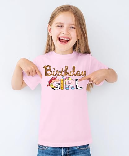 Image of Birthday Girl Shirt I'm The Birthday Girl Tshirt Casual Party Shirts Little Girls B-Day Outfit Tees