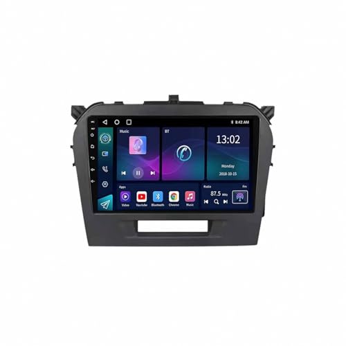 Console de Voiture 3D GPS Suzuki Vitara 4 Écran Tactile FM Navigateur
