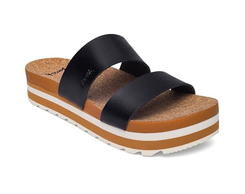 Image of Sanuk Womens Alt-Itude | Platform Sandals Women | Womens Fashion Slide Sandals | Molded Footbed with Arch Support