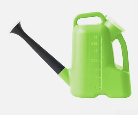 5L Watering Can for Easy Indoor and Outdoor Plant Watering with Dual Handle Design (Green)