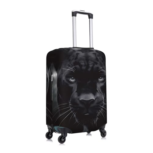 Luggage Cover Elastic Washable Suitcase Cover Dustproof Suitcase Protector Personalized Animal Panther Travel Luggage Baggage Covers For 18-32 Inch3