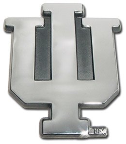 Indiana University Hoosiers "Iu" Chrome Plated Premium Metal Car Truck Motorcycle Ncaa College Emblem #TOP25