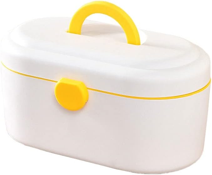 First Aid Kits Small Medical Box Container Portable Plastic Storage Family Kit Medicine 11.02 Ihes for Home,Camping, Traveling