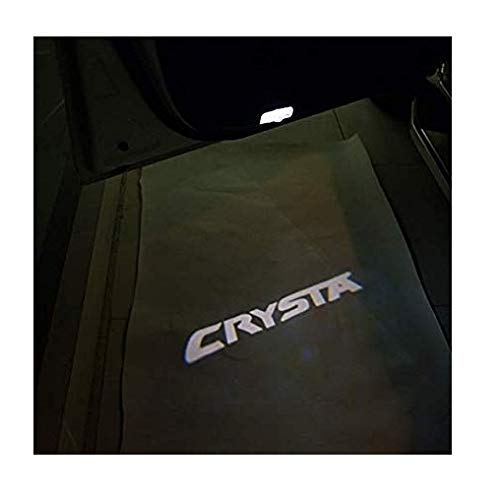 LED Welcome logo Entry Plug and Play Ghost Shadow Projector Car Door Light for Toyota Innova Crysta (White) - 2 Pieces-image-40