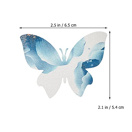 Toddmomy Butterfly Bolo Topper 50 Pcs Adorável Borboletas Bolo Decoração de Papel Arroz Bolo Comestí