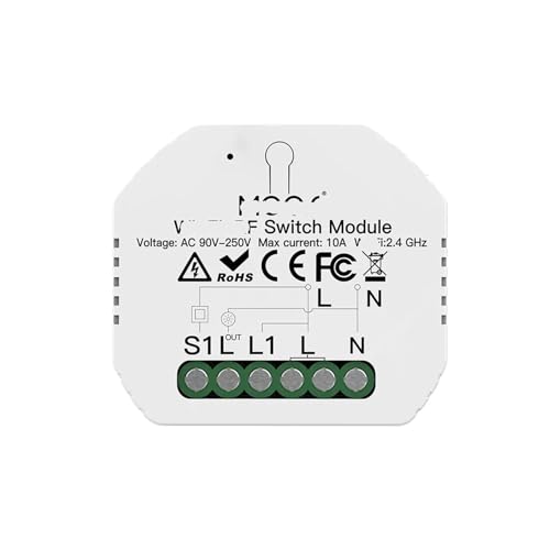 Módulo de atenuación de luz inteligente wifi de 1 unidad para interruptor de pared
