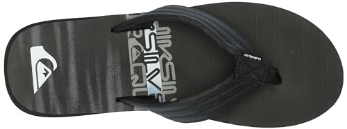 Image of Quiksilver mens Quiksilver Men's Carver Print 3 Point Flip Flop Athletic Sandal