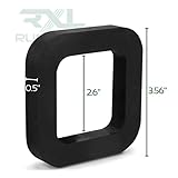 RuggedXL Hitch Receiver Rubber Silencer Pad, Black, 2.0' or 2.5' (2.5)