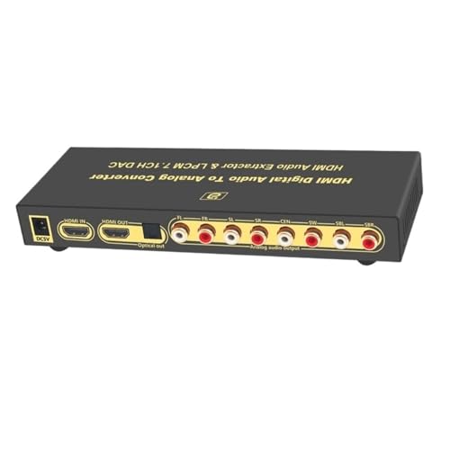 4K HD Audio Extractor 7.1CH LPCM Multi Channel DAC RAC