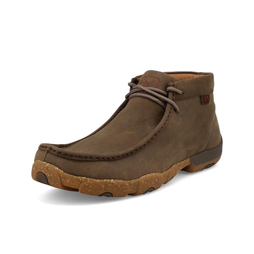 Image of Twisted X Men's Chukka Driving Moc, Moc Toe, Shitake, 10 W