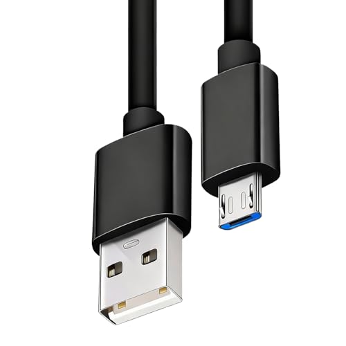 Micro usb Kabel 2M für ps4 Controller Ladekabel xbox Controller Kabel Kompatibel Sony PlayStation 4 Slim Pro Vita E,Xbox One Slim X Elite,BEITONG Asura 2 Zubehör usb a auf MicroUSB Datenkabel Schwarz