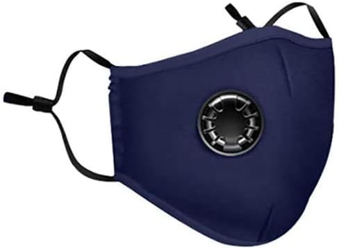 GREHOME 3 Pack PM2.5 Dust Mask Reusable Breathing Valve with 9 Pcs Filter