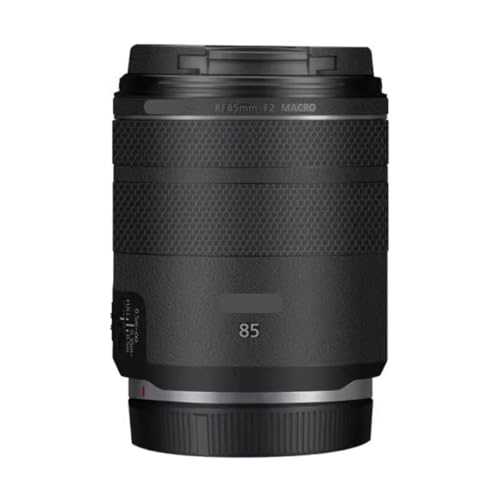 Autocollant anti-rayures vinyle Canon RF 85 mm F2 protection cuir noir