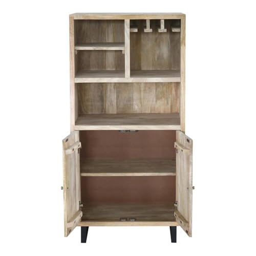 Gabinete para Vino Pemberly Row de Madera 24"x16"x50" miniatura 2