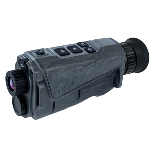 Thermal Monocular 384×288 Super Resolution, 12μm Infrared Sensor, 8× Digital Zoom, WiFi & App Control, 32GB Storage, IP66 Waterproof Thermal Imaging Camera for Hunting, Wildlife, Outdoor & Rescue