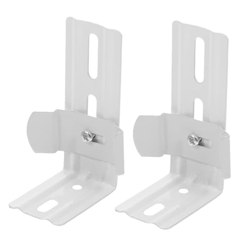Homoyoyo 2pcs Shape Brackets for Vertical Blinds Replacement Curtain Bracket Accessories Quick Installation Slots for Easy Mounting and Extensive Compatibility