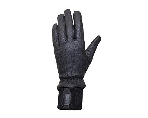 Taj Winter Ladies Synthetic Leather Equestrian Horse Riding Gloves, Black Sz 7 Med #TOP2