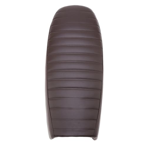 Moto Siège rétro marron avec coussin plat universel de customisation