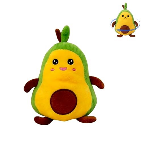 Peluche Kawaii qui Respire Avocat - Douce Peluche Reversible d'Expression, Parfait pour L'Amour et Le Bonheur - Conception Unique de Kaws