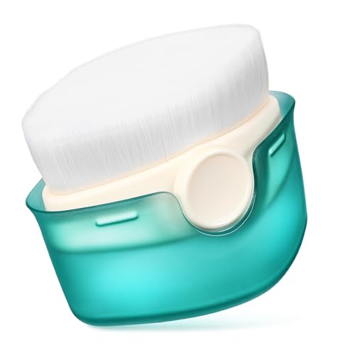 Hohopeti Brocha Maquillaje Base con Cerdas Sintéticas Densas para Aplicación Uniforme Precisa y Versátil Cepillo Portátil para Fundación Crema y Polvo para Viaje