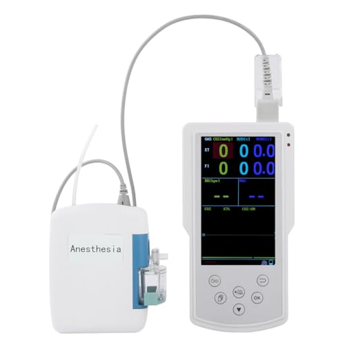 Smar Medical MG1000 Analyseur de gaz anesthésique avec module Sidestream, mesure ETCO2, FiCO2, taux RESP, ETN2O, FiN2O, ETAA et FiAA