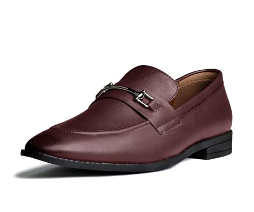 Image of LOUIS STITCH Men's Shoes Slipon Style Comfortable Moccasins with Buckle for Men - RGMCAB