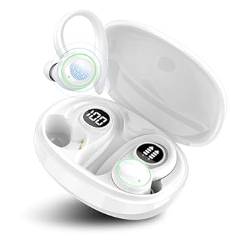 AI Cuffie Traduzione, 3 in 1 Auricolari di Traduzione linguistica in tempo reale Bluetooth 5.4, 164 lingue(con app),Cuffie Bluetooth 48 ore con microfono ENC, ideali per studio, viaggi e affari Crema