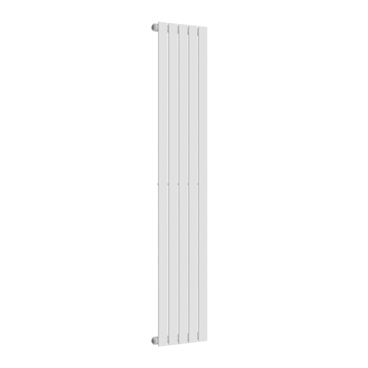Lux Heat White Flat Vertical Single Panel Designer Radiator 1600mm (H) x 490mm (W)