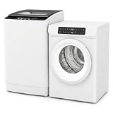 Auertech Large Washer and Dryer Combo, 35lbs Washer & 3.6 Cu.Ft Dryer | 35 lbs Fully Automatic Washing Machine, 3.6 Cu.Ft Clothes Dryer with Front Lint Filter, LED Display for Apartment, Home
