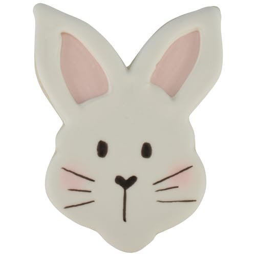 Cortador de galletas de acero económico R&M Bunny molde para repostería 3.5" 4