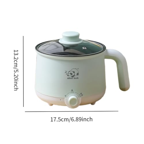 IEUDNS Panela elétrica de arroz elétrica multifuncional de aço inoxidável para macarrão, mini panela