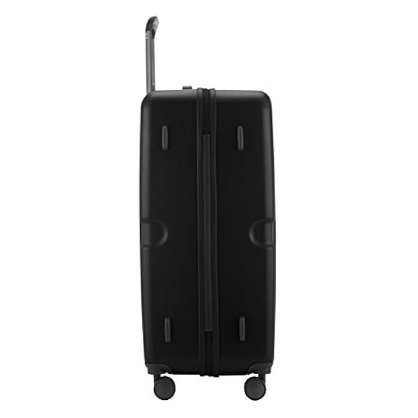 HAUPTSTADTKOFFER - Havel - Valigia da viaggio rigida e legera, grande 73 cm, Trolley ABS, TSA, 111 litri, Nero