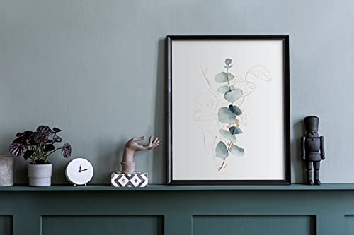 W.o.w.a - A Set Of 3 Botanical Plant Wall Art Prints, Perfect For Adding A Touch Of Nature To Your Living Room Decor (8"X10", Unframed) #TOP7